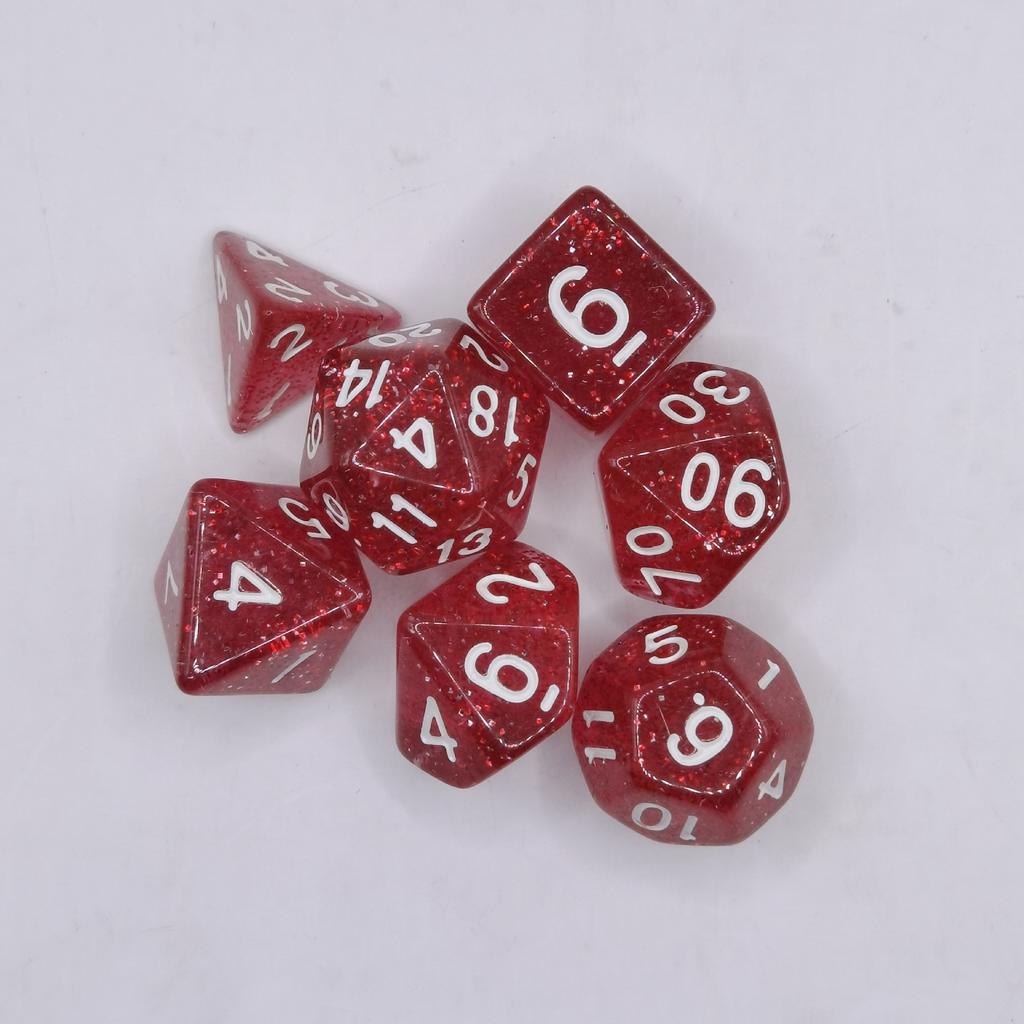 7 шт./лот, многогранные игральные кости из смолы D&D D4 D6 D8 D10 D% D12 D20, многогранные игральные кости TRPG, настольные игры