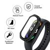 Чехол 2 в 1 + стеклянный полноэкранный бампер для Xiaomi Mi Band 7 6 5 4 NFC Watch противоударный чехол для Mi Band 7/7 NFC чехол для часов