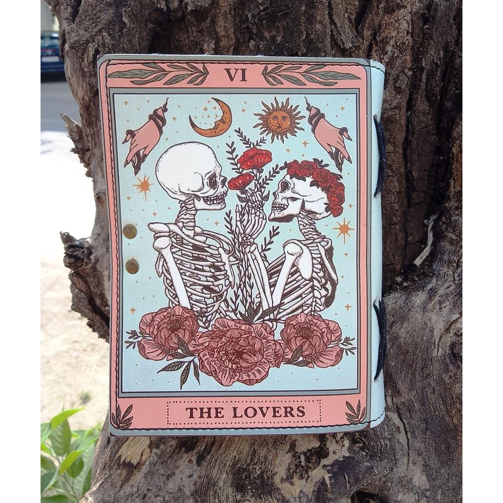 Leather Handcrafted Journal Diary The Lover Printed Office and Personal Use Travel Planner Artist Unruled Writing Sketchbook Diary With C-Lock Brass