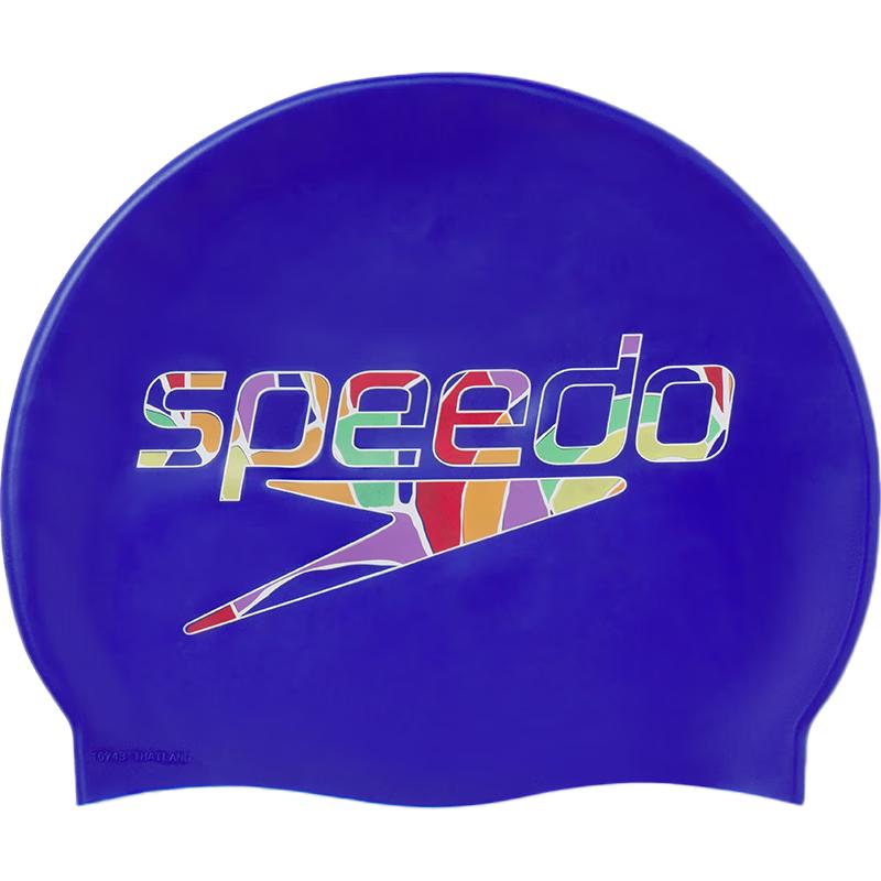 Speedo Adult Printed Silicone Swim Cap