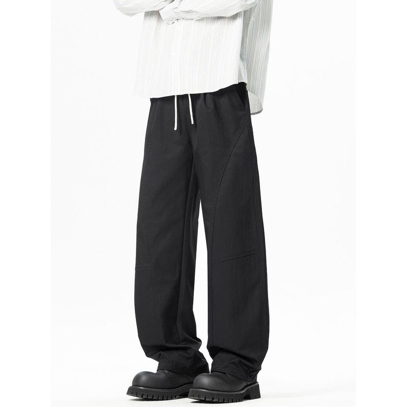 Wassup Japanese Retro Workwear Scimitar Pants Men's Loose Trendy Versatile Youth Casual Wide-Leg Long Pants