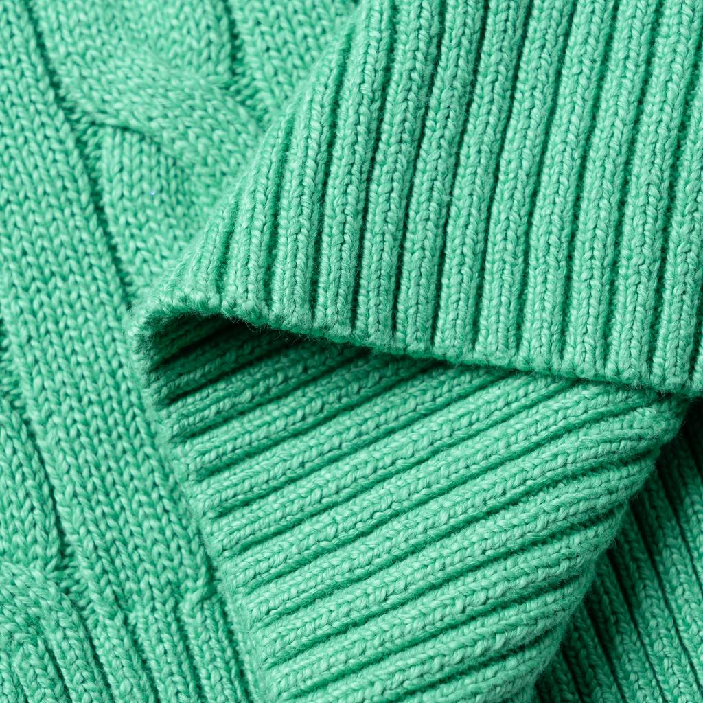 Polo Ralph Lauren однотонный свитер с круглым вырезом в рубчик, мужской свитер, зеленый 710775885-505