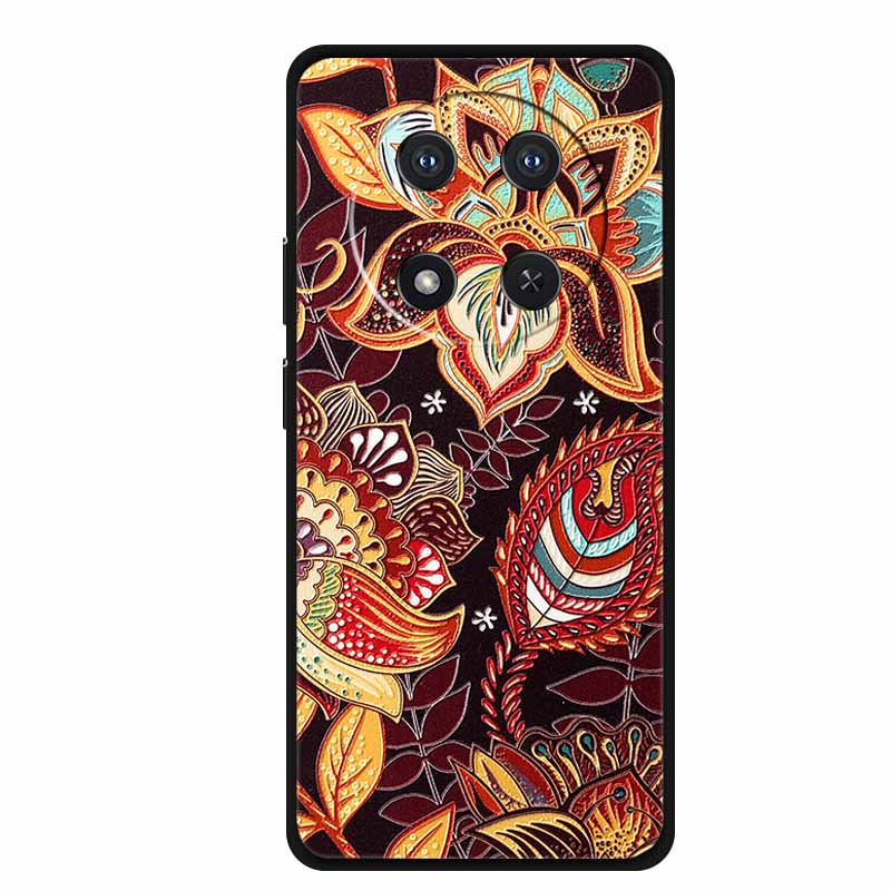3D Тисненый Чехол Для Honor X9c Чехол Для Телефона X 9 C Coque Цветы Мягкий Силикон Задняя Крышка Для Honor Magic7 Pro Magic 7 lite Чехол Capa