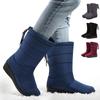 High Quality Winter Shoes Women Boots Waterproof Snow Boots Warm Ankle Boots Women Shoes Female Fashion Shoes Plush Warm Fur Winter Boots Plus Size 43