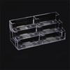 Transparent Card Storage Box Display Stand Sticky Note Holder New Card Box  Desktop Organization
