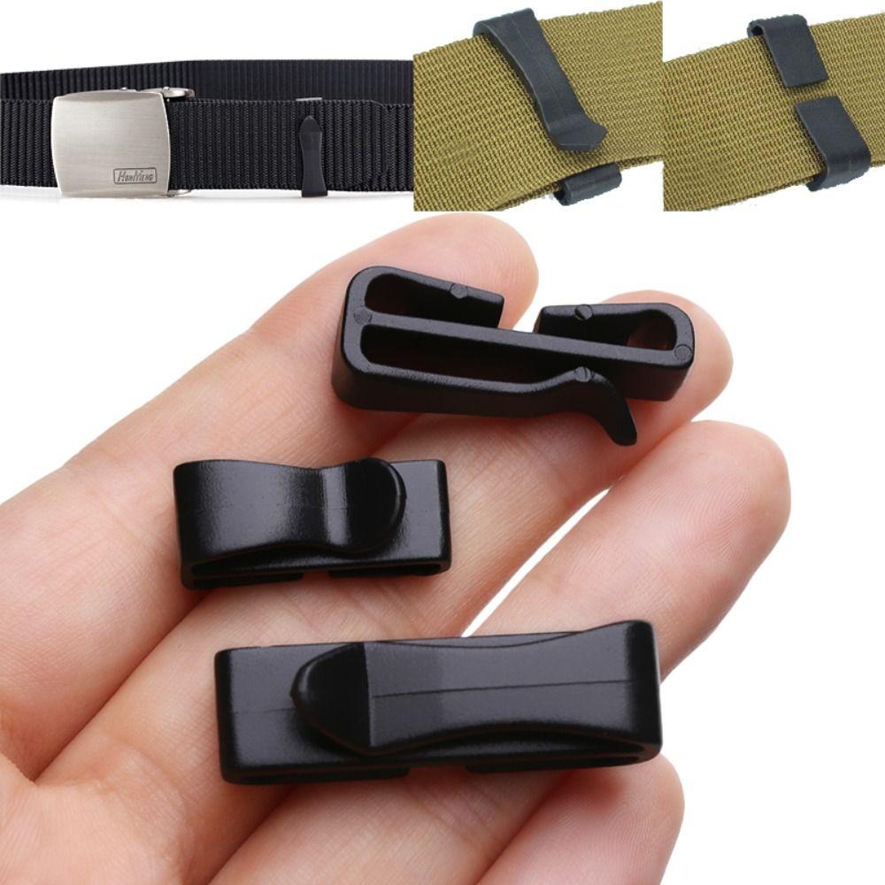 Woven Belt Buckle Keyhole Clamp Fixer Buckle Waist Belt Clip Mask Clip Helmet Clip Strap Buckle