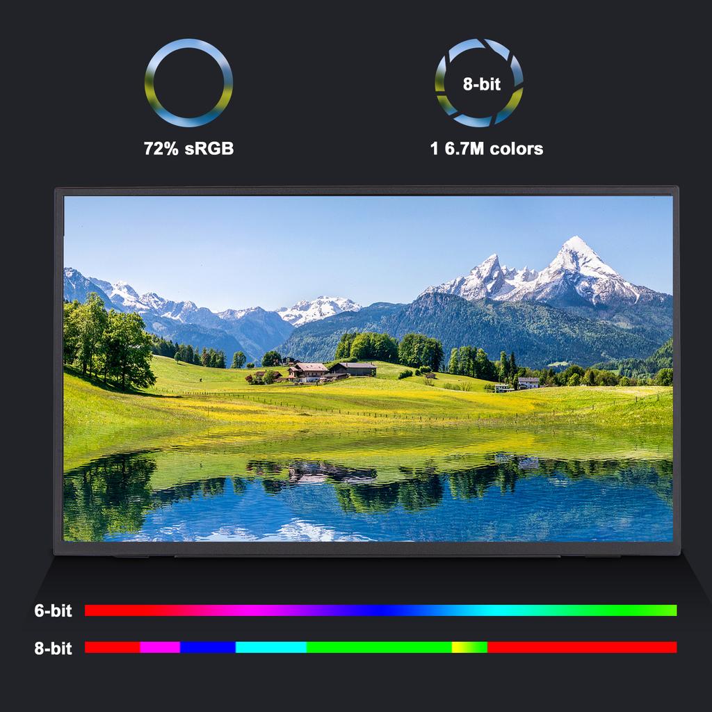 Portable Monitor 18.5 ''FHD 100Hz Computer Monitor Gaming Monitor Office Monitor for Laptop MacBook