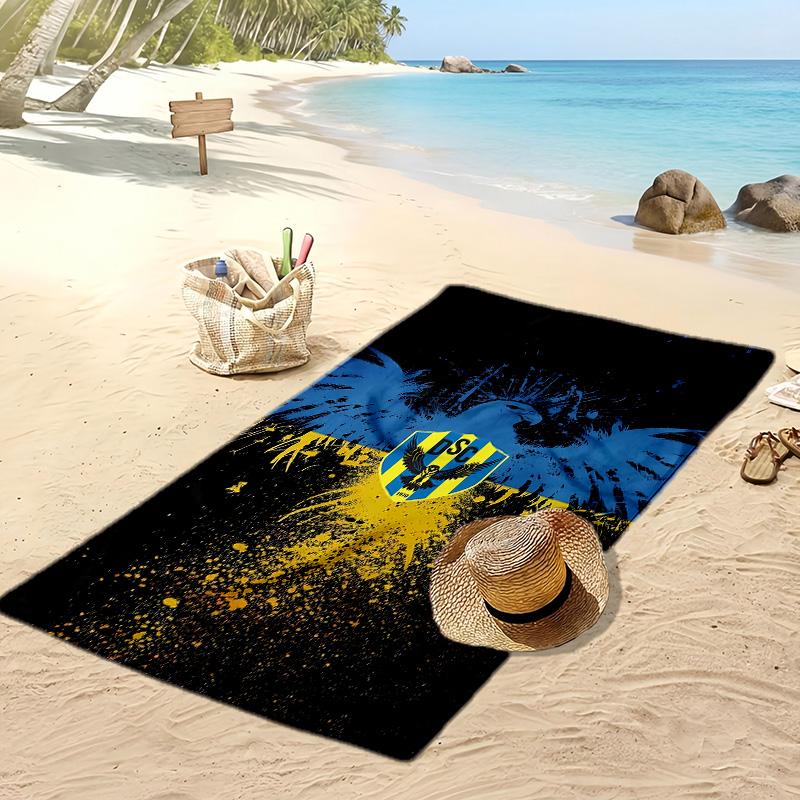 Fenerbahce Printed Beach Towel Quick Dry Soft TowelPortable Large Rectangular Beach Blanket for Travel Swimming Pool