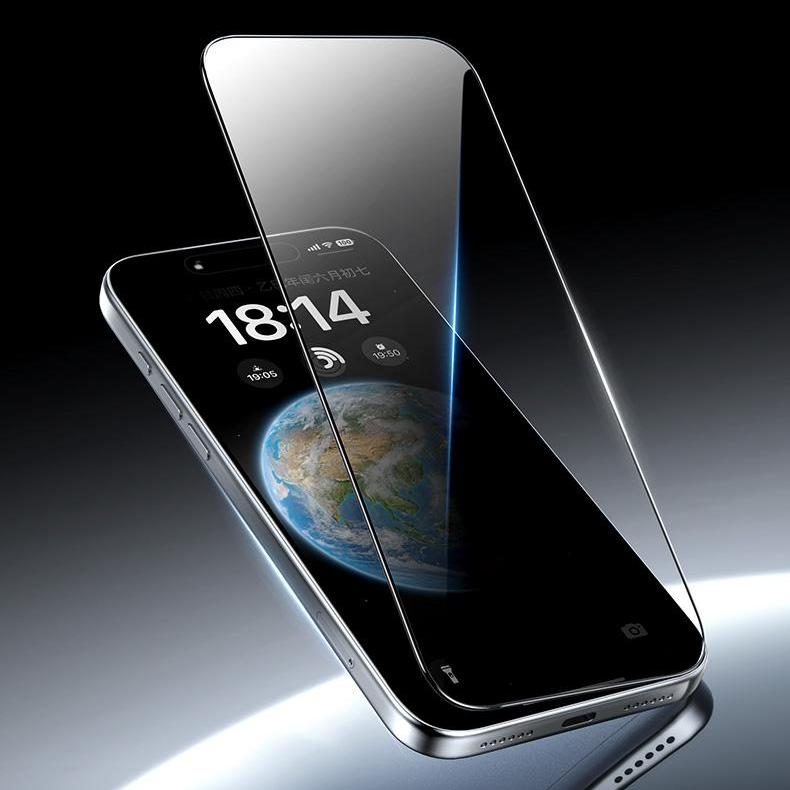 Premium Diamond HD 3D Privacy Tempered Glass Screen Protector Ultra Clear 9H Hardness Anti Scratch Anti Fingerprint Mobile Phone