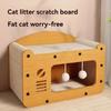 Sturdy Cat Scratching Board Non-Slip Cat Scratching Nest Play Balls Vertical Crawler  Villa