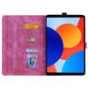 Чехол для Xiaomi Redmi Pad SE 4G 8,7 дюйма, слоты для карт, кожаная подставка-планшет, обложка-книжка, Цветок Кошка
