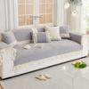 Cream Style Sofa Cushion for All Seasons French Skirt Sofa Cover Simple Anti-ski Neil Seat Cushion Cover Cloth Towel