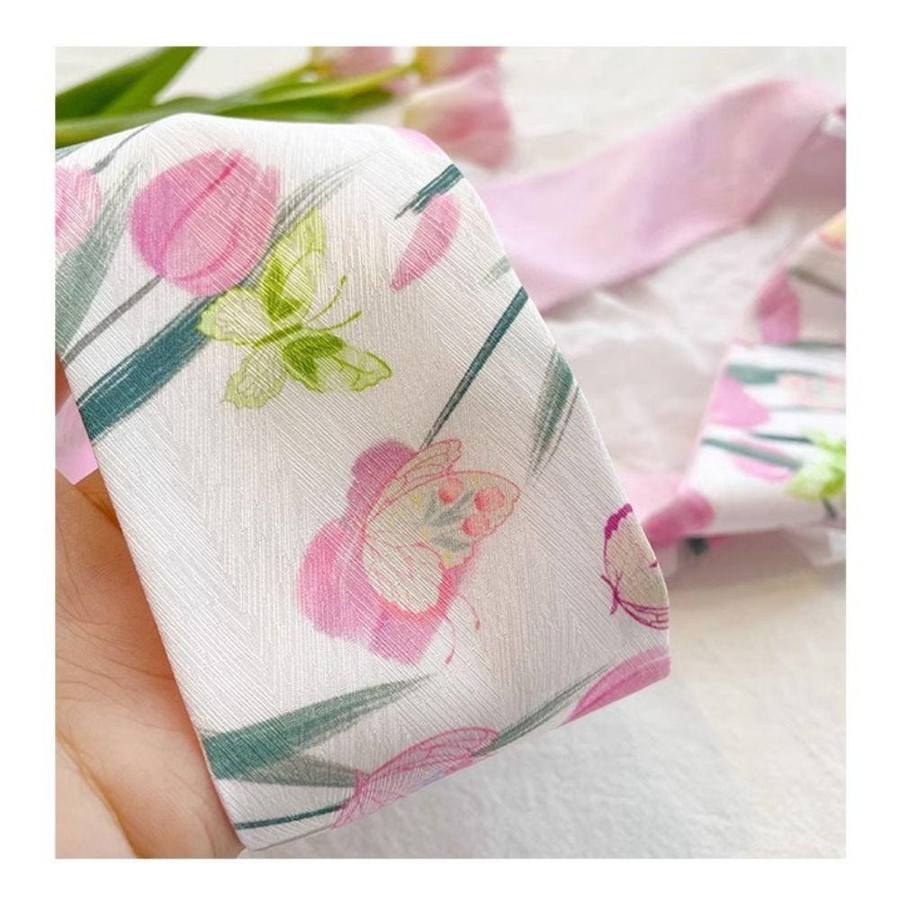 Цветочные платки Масляная живопись Лента для волос Шарф Модный цветочный шарф