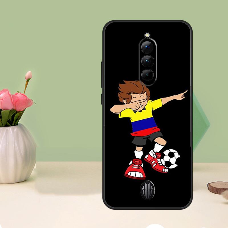 Colombia Flag Football Case For Nubia Red Magic 6 7 8 9 10 Pro 6S 7S Pro 5G 6R RedMagic 8S 9S 8 9 10 Pro Plus Cover