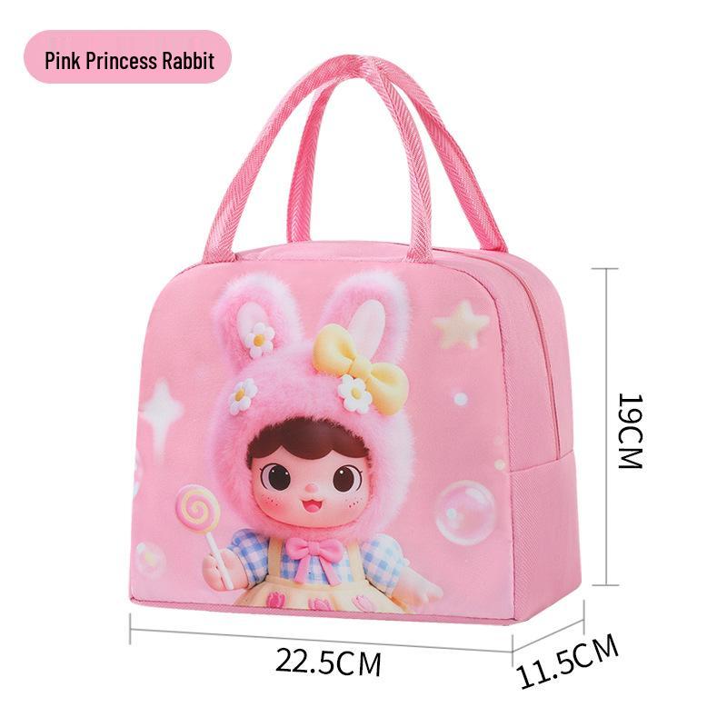 Large Capacity Insulated Lunch Tote - Durable Aluminum Foil Bento Bag for Office Workers