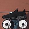Мужские кроссовки Flyknit с сетчатой вставкой, для трансграничной торговли, размеры 45-47, легкие, низкие, всесезонные, повседневные, спортивные