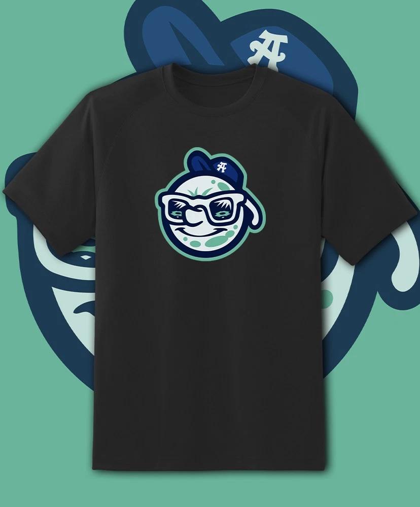 Men's and Women's T-shirts Asheville Tourist Milb Team Logo