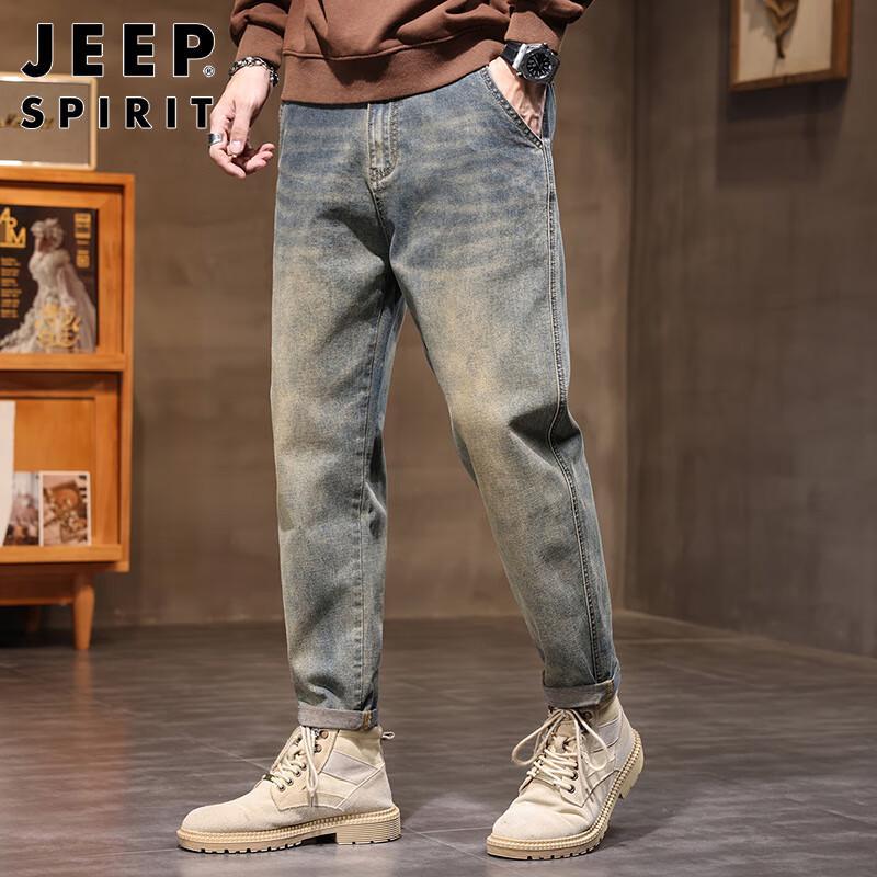 Джинсы мужские джинсовые прямого кроя JEEP SPIRIT