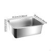 Cat Litter Box Toilet Stainless Steel Bedpan High Sided Easy To Clean Open Top Splashproof for