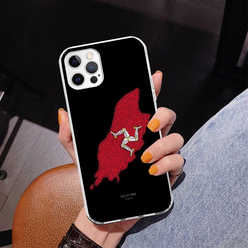 Чехол для телефона с гербом Острова Мэн для iPhone 17 Air 16 16E 11 12 13 Mini 14 Plus 15 Pro Max 7 8 + SE 2020 Чехол для телефона Coque