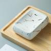 Поднос для хранения вещей Роскошные аксессуары для душа Украшения для дома Керамическая мыльница Ванная комната