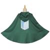 Attack On Titan Cloak Shingeki No Kyojin Cloak Shingeki No Kyojin Survey Corps Cloak Cosplay Cape Green Shawl Men's and Women's