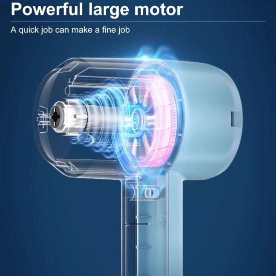 Cordless Electric Egg Beater Handheld Mixer 3-Speed Control USB Rechargeable Blender for Baking Pancake Portable Whisk Beaters