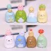 8 шт. Милая аниме фигурка Sumikko Gurashi Модель Игрушка Автомобильные украшения Дом