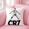 CR7 CCristiano RRonaldoS Cushion Cover Pillow Case Soft Friendly Fabric  Concealed Zipper