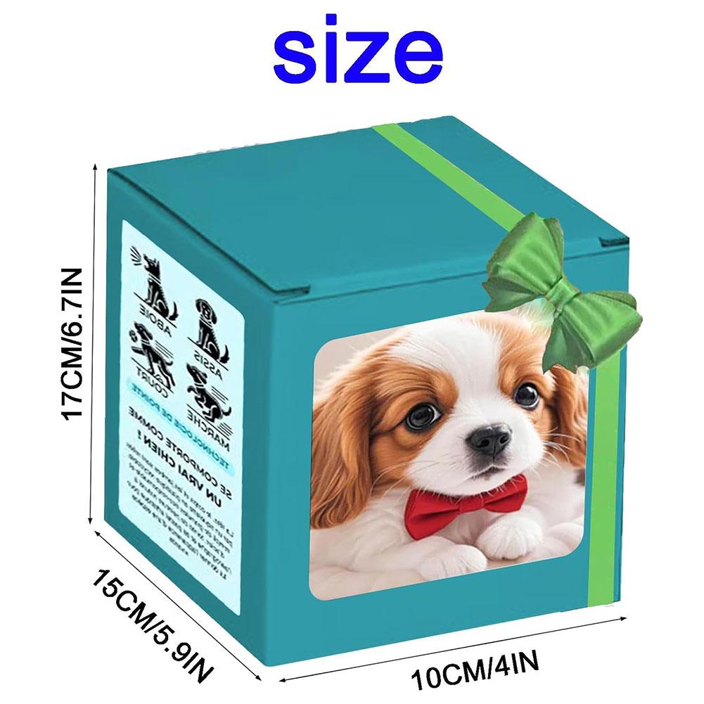 Реалистичная Аниматронная Собака Ходячая Реалистичная Мягкая Игрушка Виляющая Хвостом Электронный Питомец для Детей