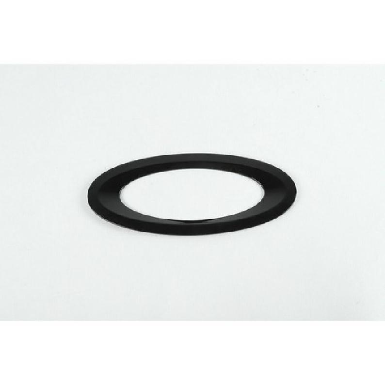 Exterior Rear Logo Emblem Badge Cover Trim Decor Ring For Ford F150 2021+ Black