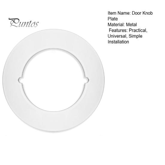 1/2Pcs Round Door Knob Plates Self Adhesive Scratch-Resistant Simple Installation Door Handle Cover Filler Fixing Repair Plates