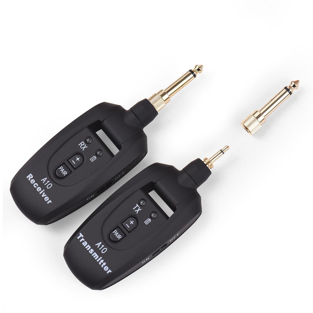 Беспроводная гитарная система Передача в реальном времени 2.4G Гитарный передатчик-приемник со сверхнизкой задержкой