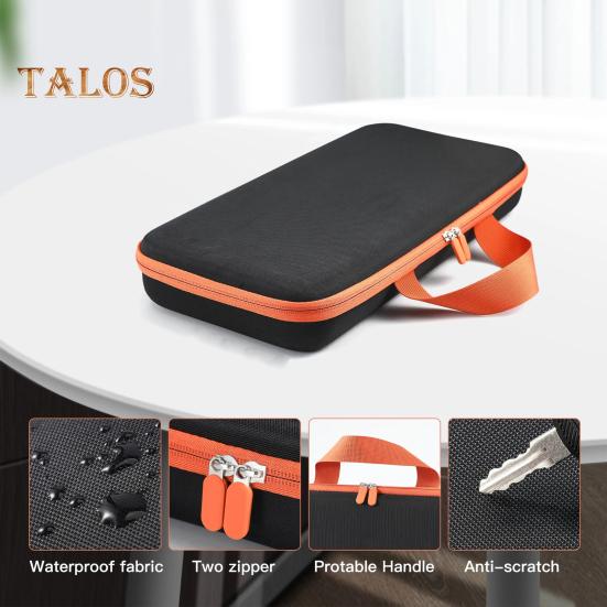 Сумка для хранения выпрямителя для волос Жесткий чехол для переноски с противоударным слоем EVA на молнии Ударопрочная водонепроницаемая сумка для хранения для Airstrait HT01