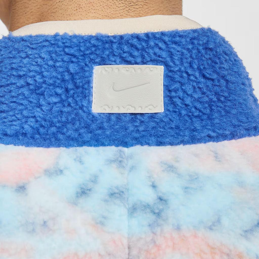 Nike Клубный флис+ Год Лошади Ограниченная серия Коллекция к Китайскому Новому году Куртка-толстовка на молнии с воротником-стойкой Свободная Мягкая флисовая куртка Мужские куртки IQ6117-126