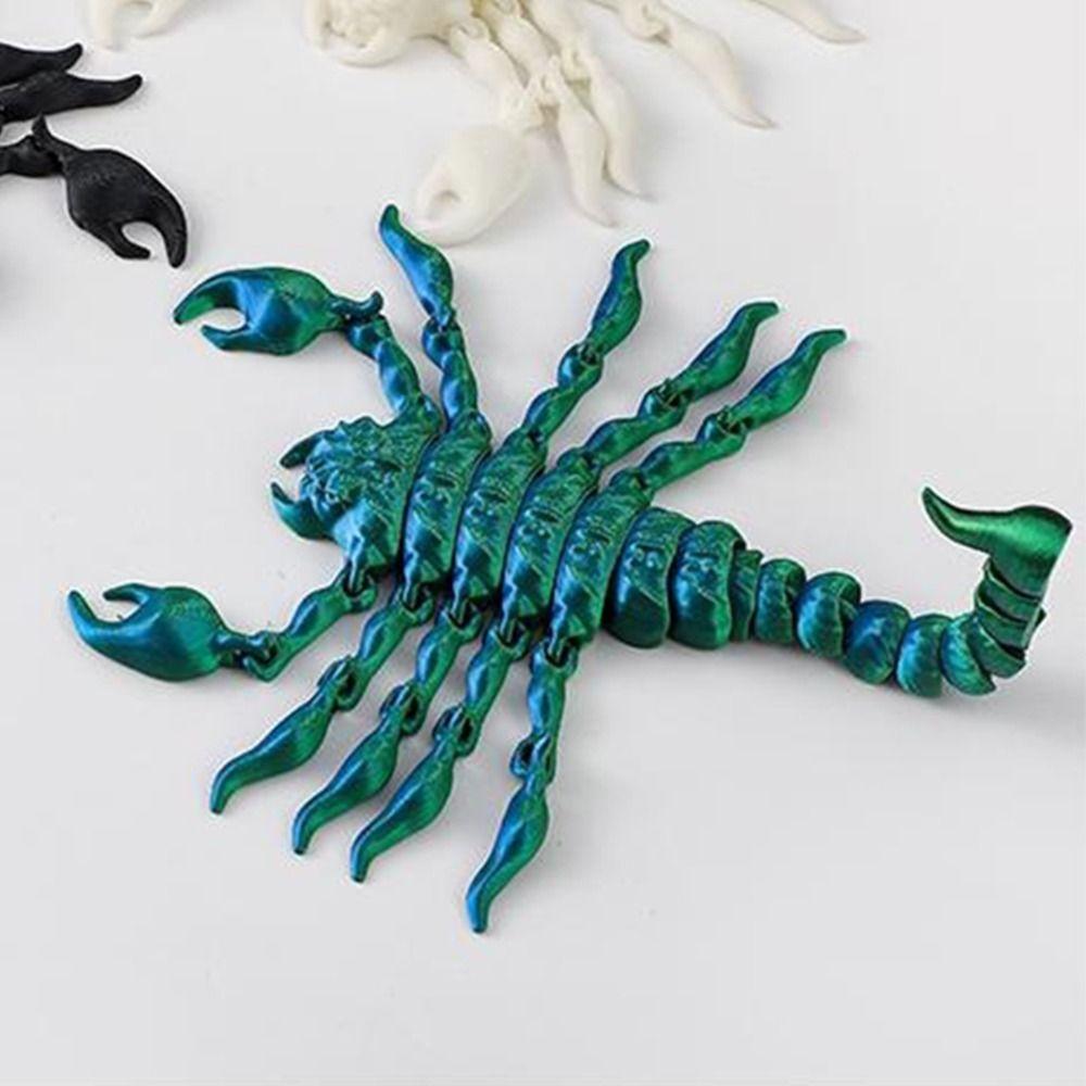 Articulated 3D Printed Simulation Toy Creative Animal Simulation Model Model Display