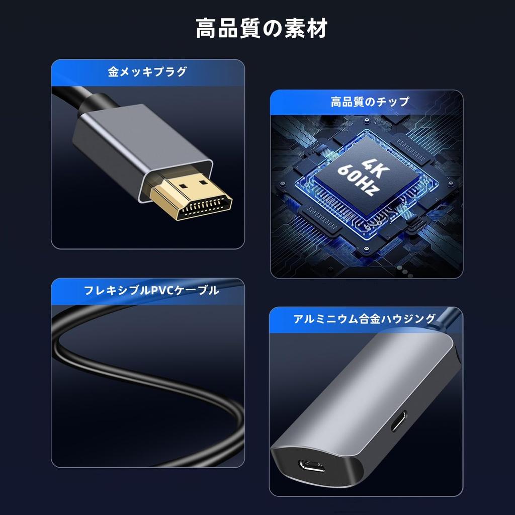 HDMI To USB Type C Conversion Adapter One One Smart Glasses Monitor Expansion Conversion Adapter HDMI Replacement Adapter AR Glasses Air2 Air ALLY