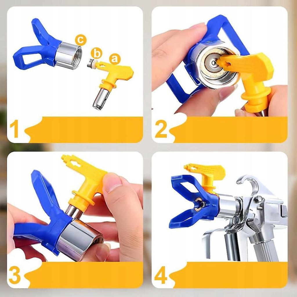 Rosfix Dysza Malarska Hi-Flow 415 – Szerokość Natrysku 20 cm | Kompatybilna z Agregatami Malarskimi | Zestaw z Uszczelką