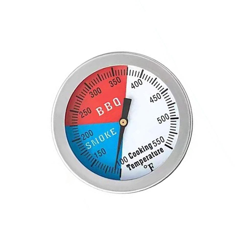 Stainless Steel BBQ Oven Thermometer 100-550F Bimetallic For Grill Pizza Cooking Kitchen Temperature Gauge Tool
