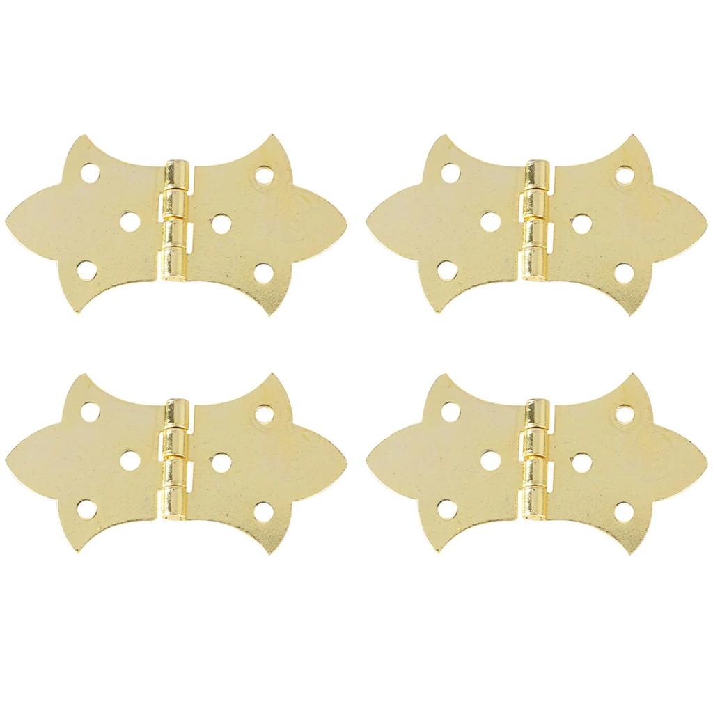 4 шт. мебельные петли антикварные деревянные подарочные шкатулки для ювелирных изделий петля для кукольного домика дверная петля для шкафа мебельная фурнитура для украшения