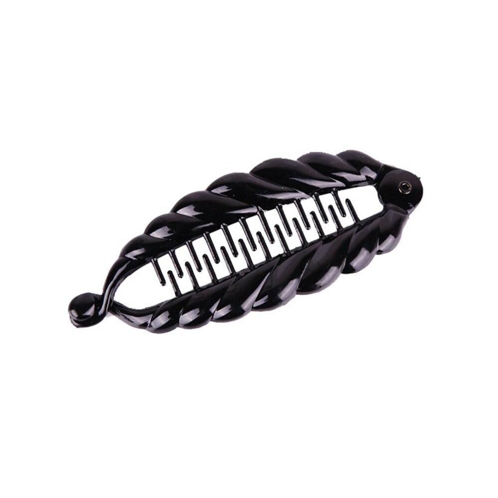 New Fashion Banana Shape Hair Clip Gradient Color Fish Clip Hairpins Hair Accessories for Women Hair Clip Clamp DIY Accessories