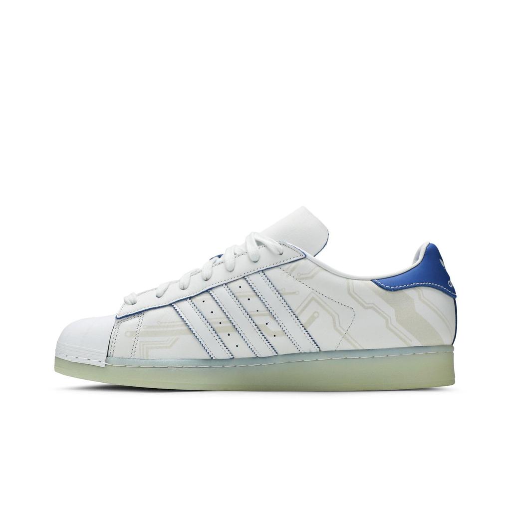 adidas Superstar 'Time In' (Unisex) Cloud White / Chalk White / Blue Skate Shoes FX2784