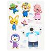 B&C Pororo Board Stone Teaching Aid, Character, Pororo Board Stone (character..., Korean Popular Puzzles