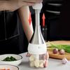 Ручная мясорубка толкающего типа, измельчитель овощей, фруктов, измельчитель, многофункциональный кухонный измельчитель, измельчитель овощей и чеснока