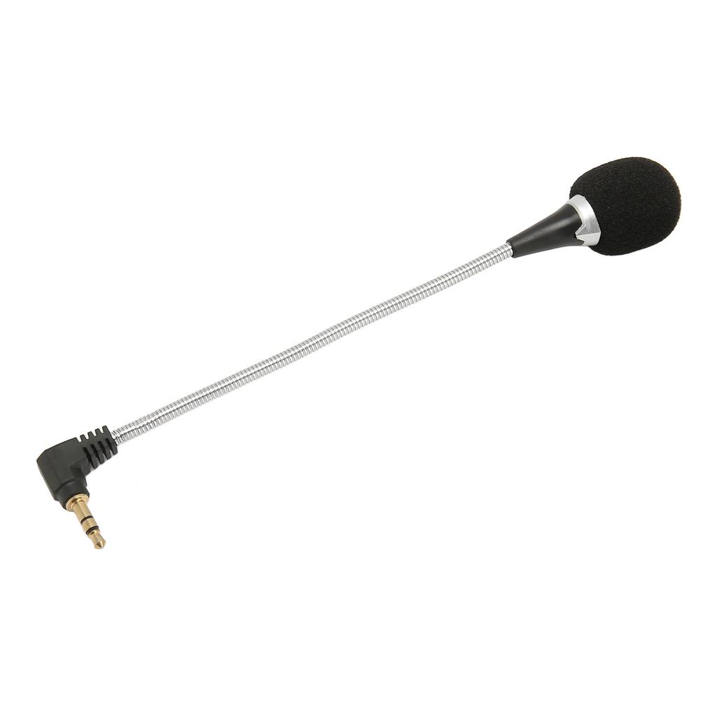 Mini Condenser Microphone Noise Reduction Professional Flexible Gooseneck Microphone for Laptop Computer
