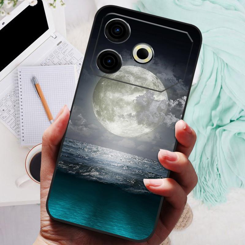 Для чехла Tecno Pova 6 Neo Pova6 Neo Роскошный телефон Силиконовая задняя крышка Для чехлов Tecno Pova 6 Neo Pova 6Neo Защитная оболочка Capas