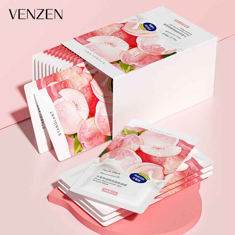 Peach Nicotinamide Moisturizing Mask Pores Moisturizing Cleansing Sleep Smear Yogurt Mask