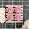 Элегантные формы для приготовления десертов с цветочным узором Инструмент для праздничной выпечки Формы для десертов с ручным нажатием Резак для печенья и десертов