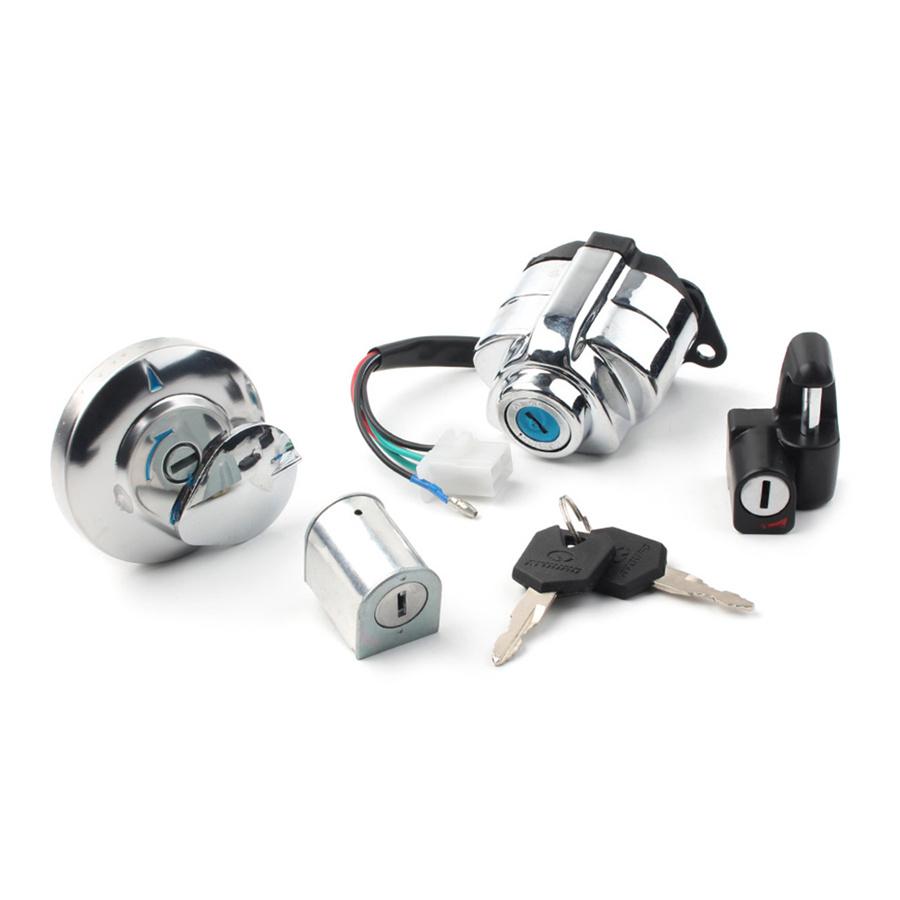 Комплект замка зажигания, крышки бензобака и шлема для Honda VT250 Shadow VLX VT 400 600 750