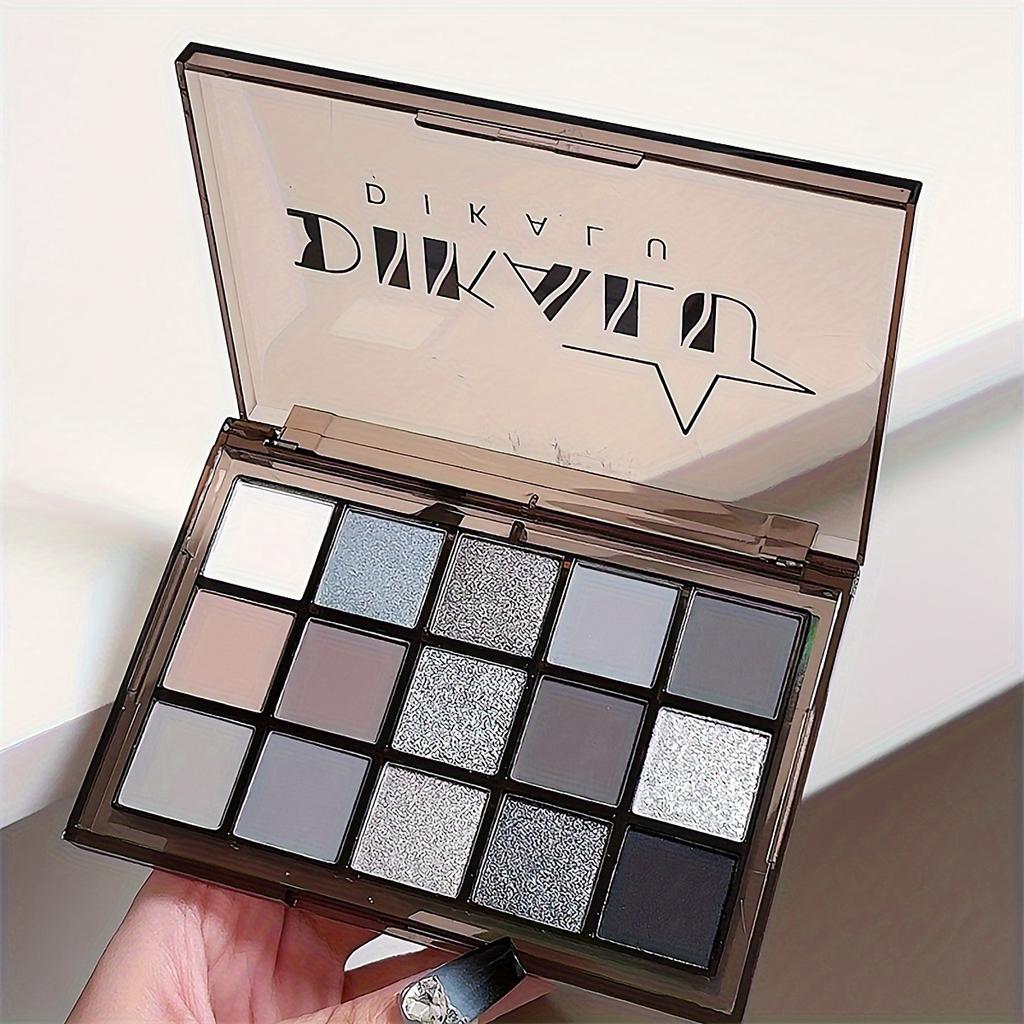 Палитра теней для век из 18 цветов: нюдовый, бронзовый, золотой, мерцающий, матовый, с блестками, дымчатый макияж для вечеринки и фестиваля